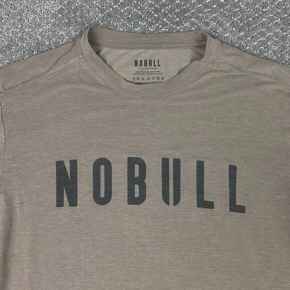 NOBULL Shirt Men's Large Performance Stretch Gym Running Base Layer Long Sleeve - Picture 2 of 8